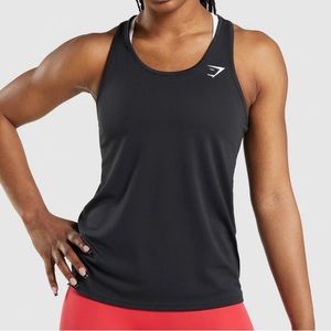 Black Gymshark Tank Top with open Back